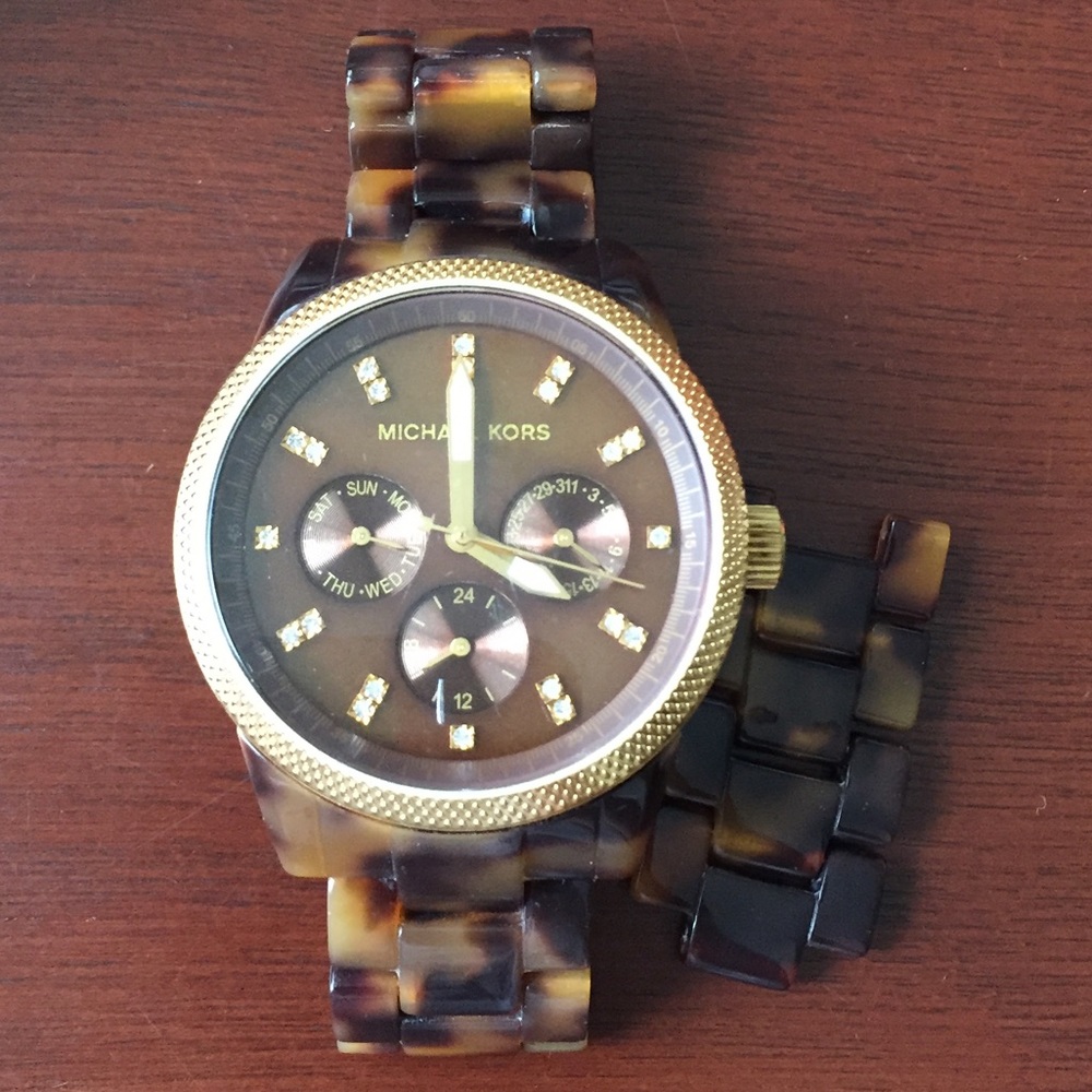 Michael Kors Tort Ritz Watch
